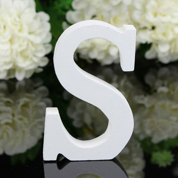 Wooden Letter Alphabet Word Free Standing Wedding Party Home Decoration S